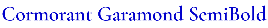 Cormorant Garamond SemiBold लिपि